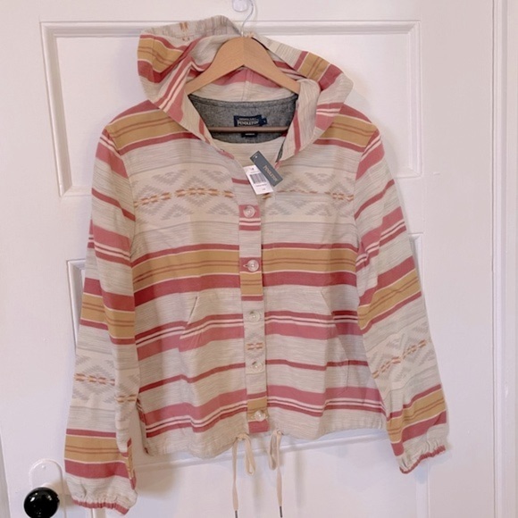 PENDLETON Lightweight Doublesoft Hoodie Jacket - Women’s Size Large - NEW - Picture 3 of 7